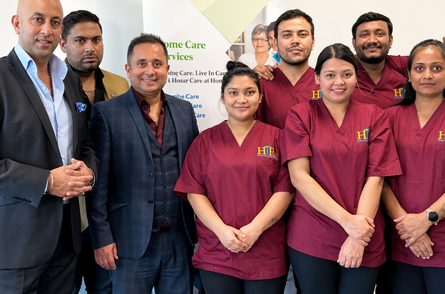 Our professional care team in discussion